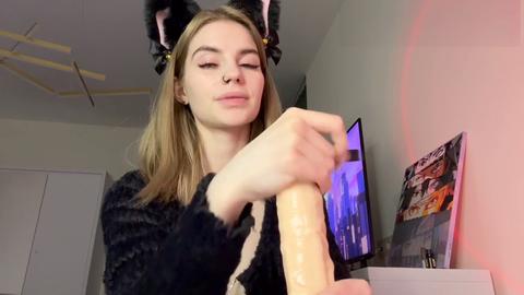 Grosso dildo, parolacce sega, sega