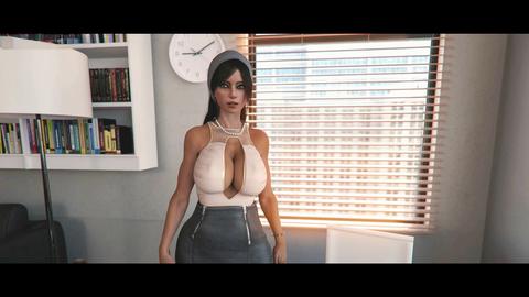 Hentai anime, rick and morty, bosom