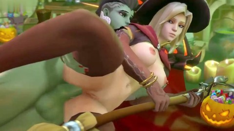 Hentai animato in 3D con una trans donna mozzafiato che viene coinvolta in un'azione anale hardcore