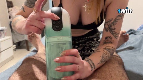 Adult toy milks his load